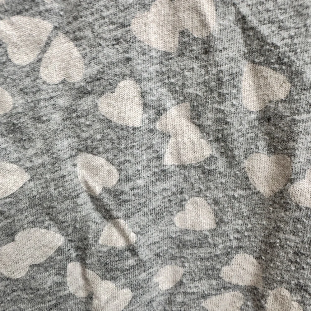 GAP Girls Size 4 Gray Heart Pattern Long Sleeve Kids Casual Dress